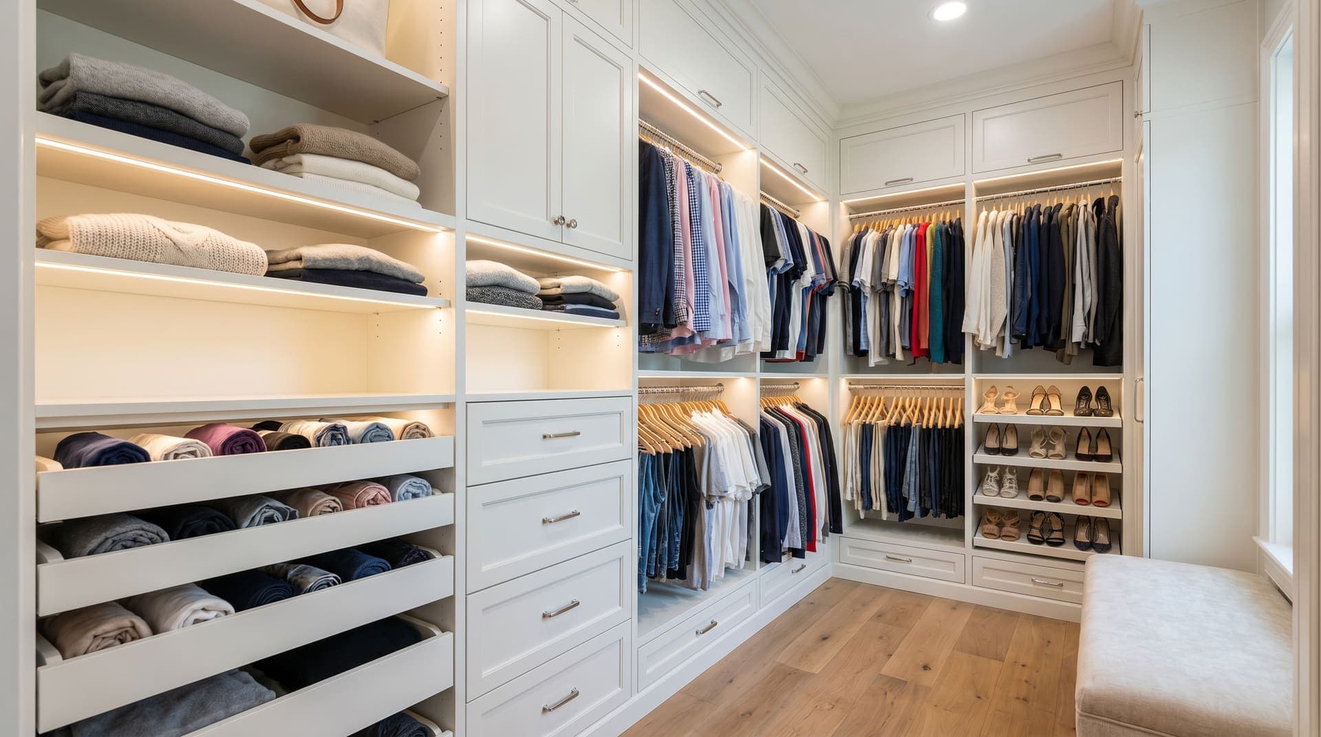 Custom Closets & Pantries after renovation by KBDT