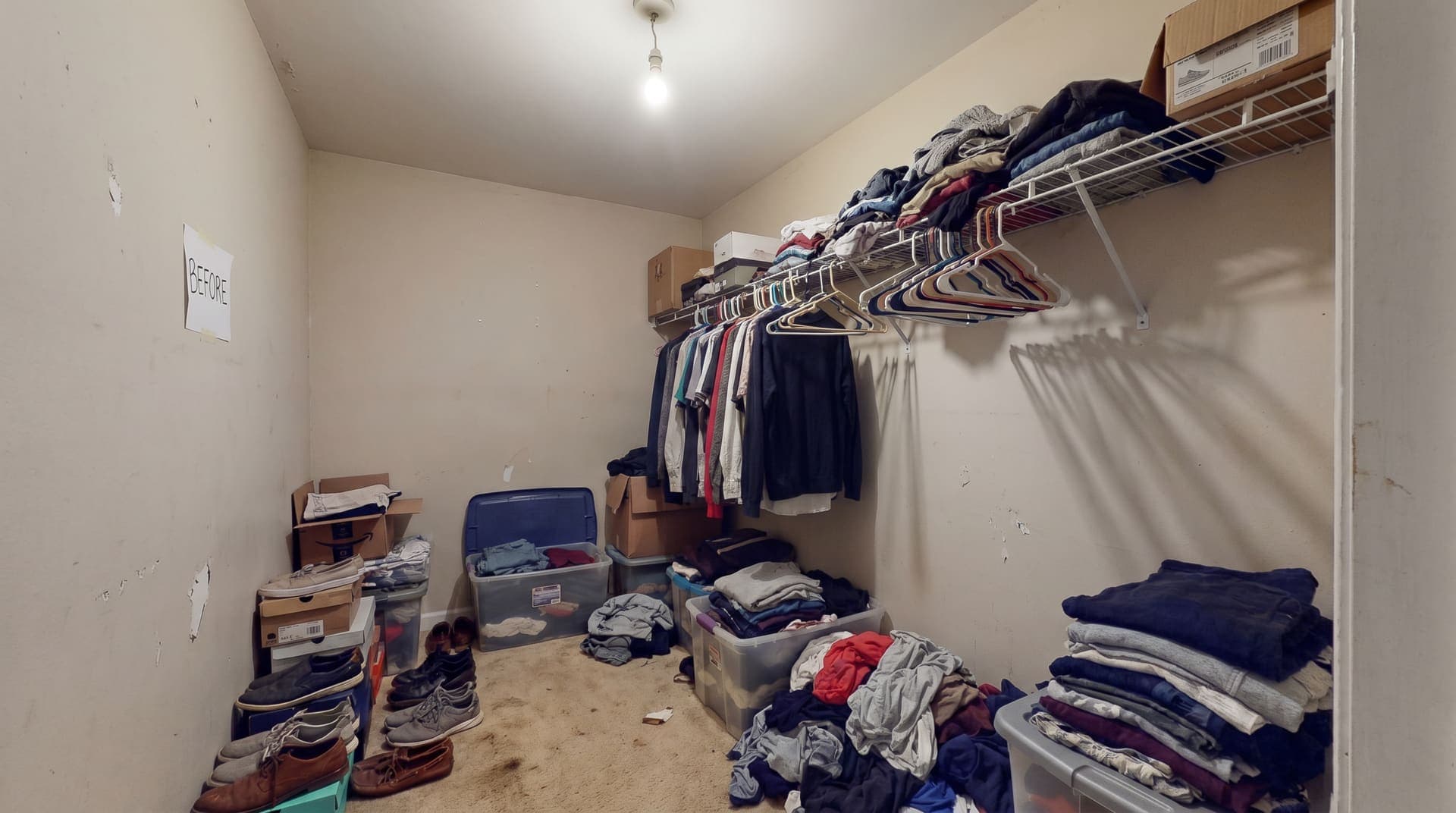 Custom Closets & Pantries before renovation